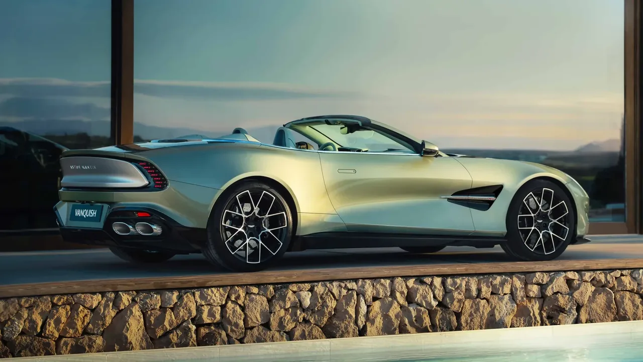 Aston Martin has unveiled new Vanquish Volante