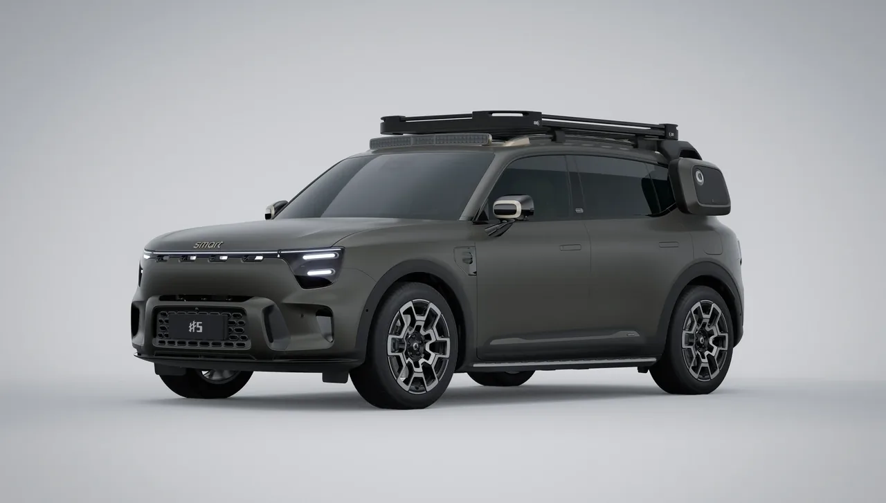 Smart 5 Electric SUV unveiled as a rugged rival to the Tesla Model Y